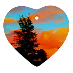 Neon Landscape Ornament (heart) by okhismakingart