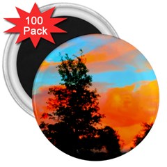 Neon Landscape 3  Magnets (100 Pack) by okhismakingart