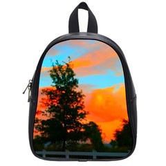 Neon Landscape School Bag (small) by okhismakingart