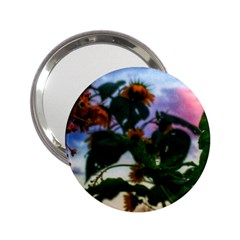 Sunflowers And Wild Weeds 2 25  Handbag Mirrors by okhismakingart