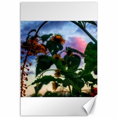 Sunflowers And Wild Weeds Canvas 20  X 30  by okhismakingart