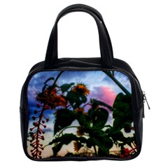 Sunflowers And Wild Weeds Classic Handbag (two Sides) by okhismakingart