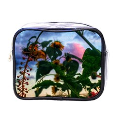 Sunflowers And Wild Weeds Mini Toiletries Bag (one Side) by okhismakingart