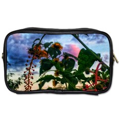 Sunflowers And Wild Weeds Toiletries Bag (two Sides) by okhismakingart