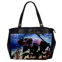 Sunflowers And Wild Weeds Oversize Office Handbag by okhismakingart