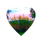 Field of Goldenrod Heart Magnet Front