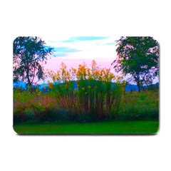 Field Of Goldenrod Small Doormat  by okhismakingart