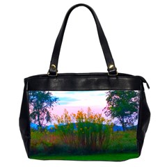 Field Of Goldenrod Oversize Office Handbag (2 Sides) by okhismakingart