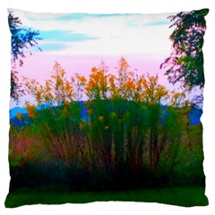 Field Of Goldenrod Standard Flano Cushion Case (one Side) by okhismakingart