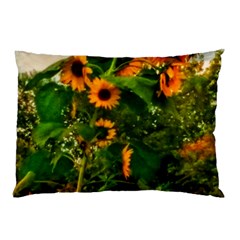 Sunflowers Pillow Case by okhismakingart