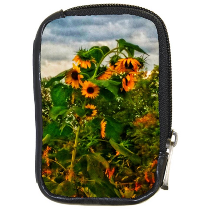 Sunflowers Compact Camera Leather Case