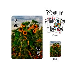 Sunflowers Playing Cards 54 (mini) by okhismakingart