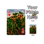 Sunflowers Playing Cards 54 (Mini) Front - Heart10