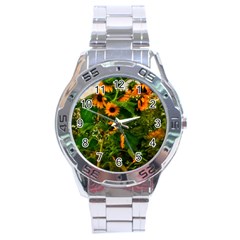 Sunflowers Stainless Steel Analogue Watch by okhismakingart