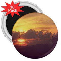 Early Sunset 3  Magnets (10 pack) 