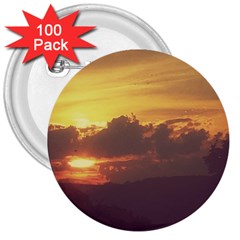 Early Sunset 3  Buttons (100 pack) 