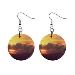 Early Sunset Mini Button Earrings