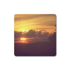 Early Sunset Square Magnet