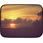 Early Sunset Double Sided Fleece Blanket (Mini)  35 x27  Blanket Back