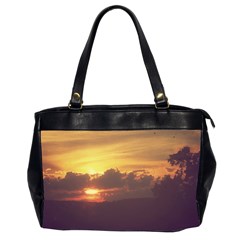 Early Sunset Oversize Office Handbag (2 Sides)