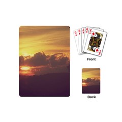 Early Sunset Playing Cards (mini) by okhismakingart