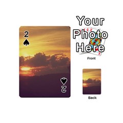 Early Sunset Playing Cards 54 (mini) by okhismakingart