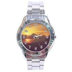 Early Sunset Stainless Steel Analogue Watch