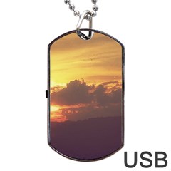 Early Sunset Dog Tag USB Flash (Two Sides)