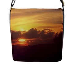 Early Sunset Flap Closure Messenger Bag (L)