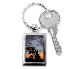 Sunflower Sunset Key Chains (rectangle)  by okhismakingart