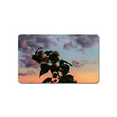 Sunflower Sunset Magnet (name Card) by okhismakingart