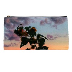 Sunflower Sunset Pencil Cases by okhismakingart