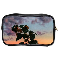 Sunflower Sunset Toiletries Bag (one Side) by okhismakingart