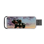 Sunflower Sunset Portable USB Flash (Two Sides) Front