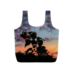 Sunflower Sunset Full Print Recycle Bag (s) by okhismakingart