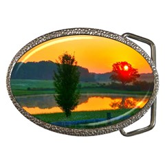 Lake Sunrise Belt Buckles by okhismakingart