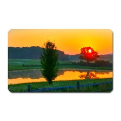 Lake Sunrise Magnet (rectangular) by okhismakingart