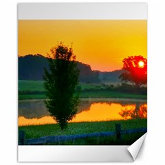 Lake Sunrise Canvas 11  X 14  by okhismakingart