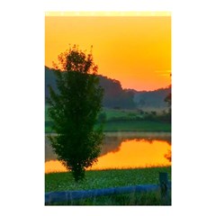 Lake Sunrise Shower Curtain 48  X 72  (small)  by okhismakingart