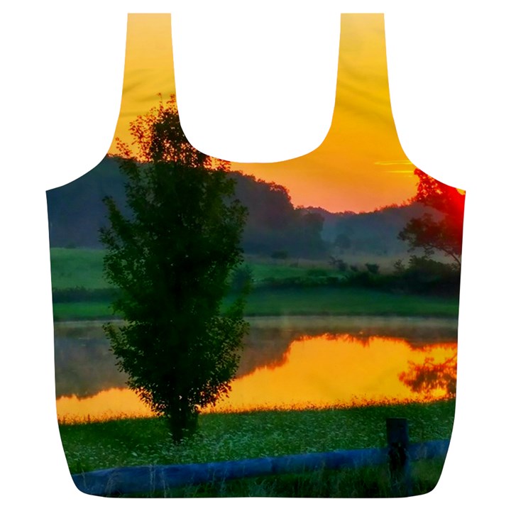 Lake Sunrise Full Print Recycle Bag (XL)