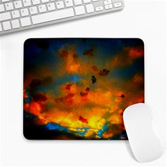 Tie-dye Sky Large Mousepads by okhismakingart