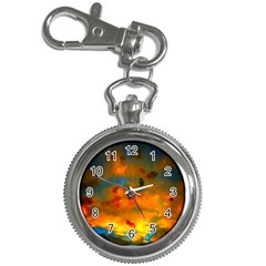 Tie-dye Sky Key Chain Watches by okhismakingart