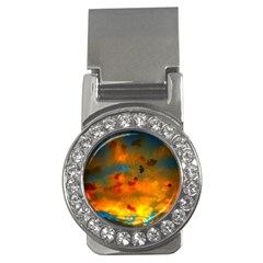 Tie-dye Sky Money Clips (cz)  by okhismakingart