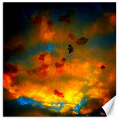 Tie-dye Sky Canvas 16  X 16  by okhismakingart