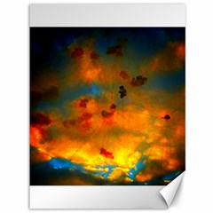 Tie-dye Sky Canvas 36  X 48  by okhismakingart