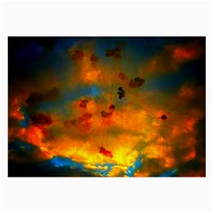 Tie-dye Sky Large Glasses Cloth (2-side) by okhismakingart