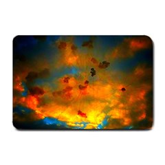 Tie-dye Sky Small Doormat  by okhismakingart