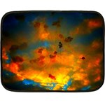 Tie-Dye Sky Fleece Blanket (Mini) 35 x27  Blanket