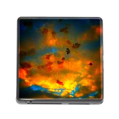 Tie-dye Sky Memory Card Reader (square 5 Slot) by okhismakingart