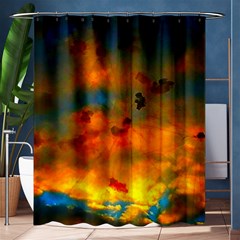 Tie-dye Sky Shower Curtain 60  X 72  (medium)  by okhismakingart